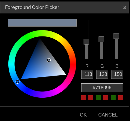 color picker.